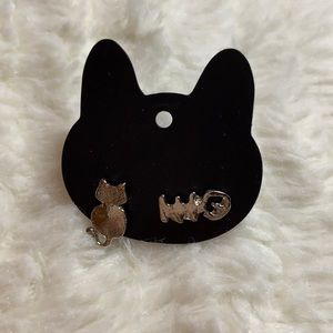 3 for 10 EARRINGS - cat with fish bone 🐠